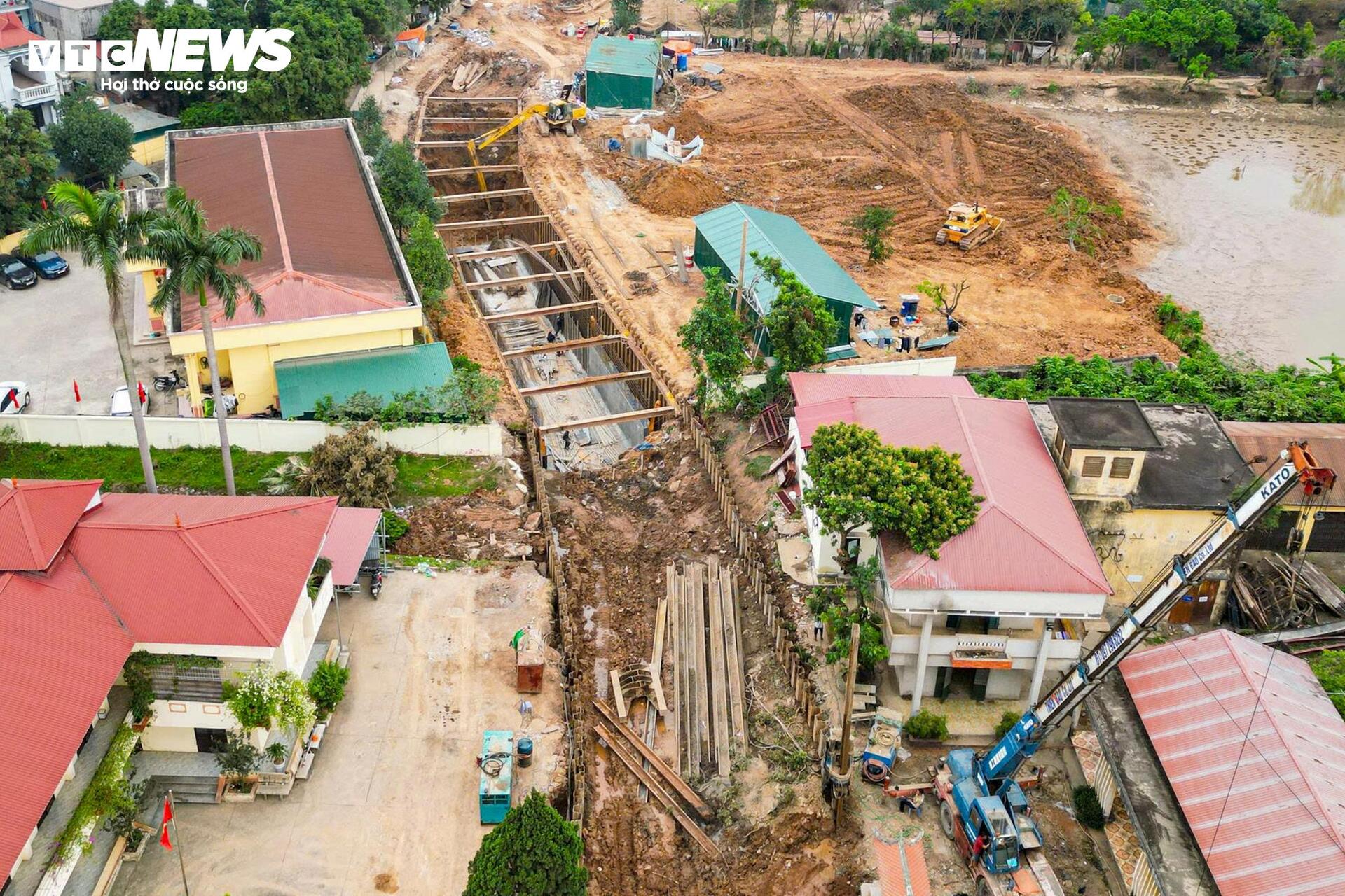 Cận cảnh dự án hơn 920 tỷ đồng chống ngập cho loạt khu đô thị phía Bắc Hà Nội- Ảnh 10.