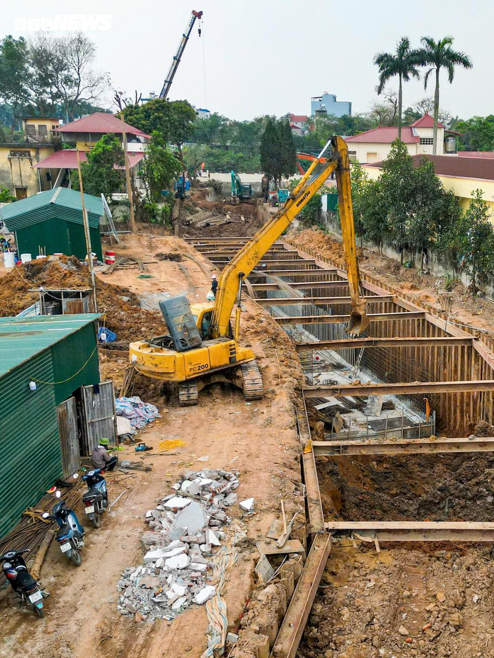 Cận cảnh dự án hơn 920 tỷ đồng chống ngập cho loạt khu đô thị phía Bắc Hà Nội- Ảnh 11.