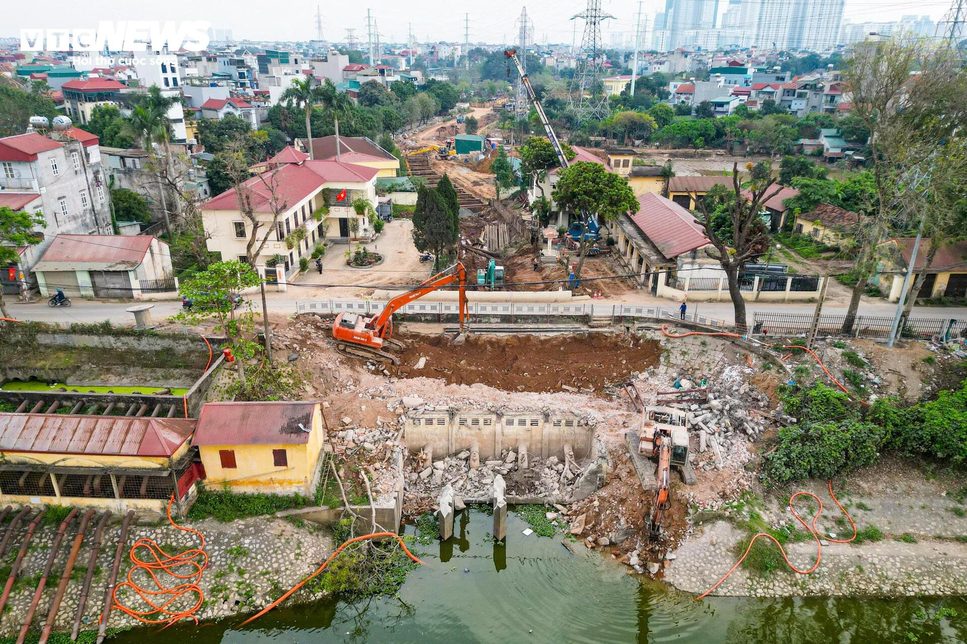 Cận cảnh dự án hơn 920 tỷ đồng chống ngập cho loạt khu đô thị phía Bắc Hà Nội- Ảnh 4.