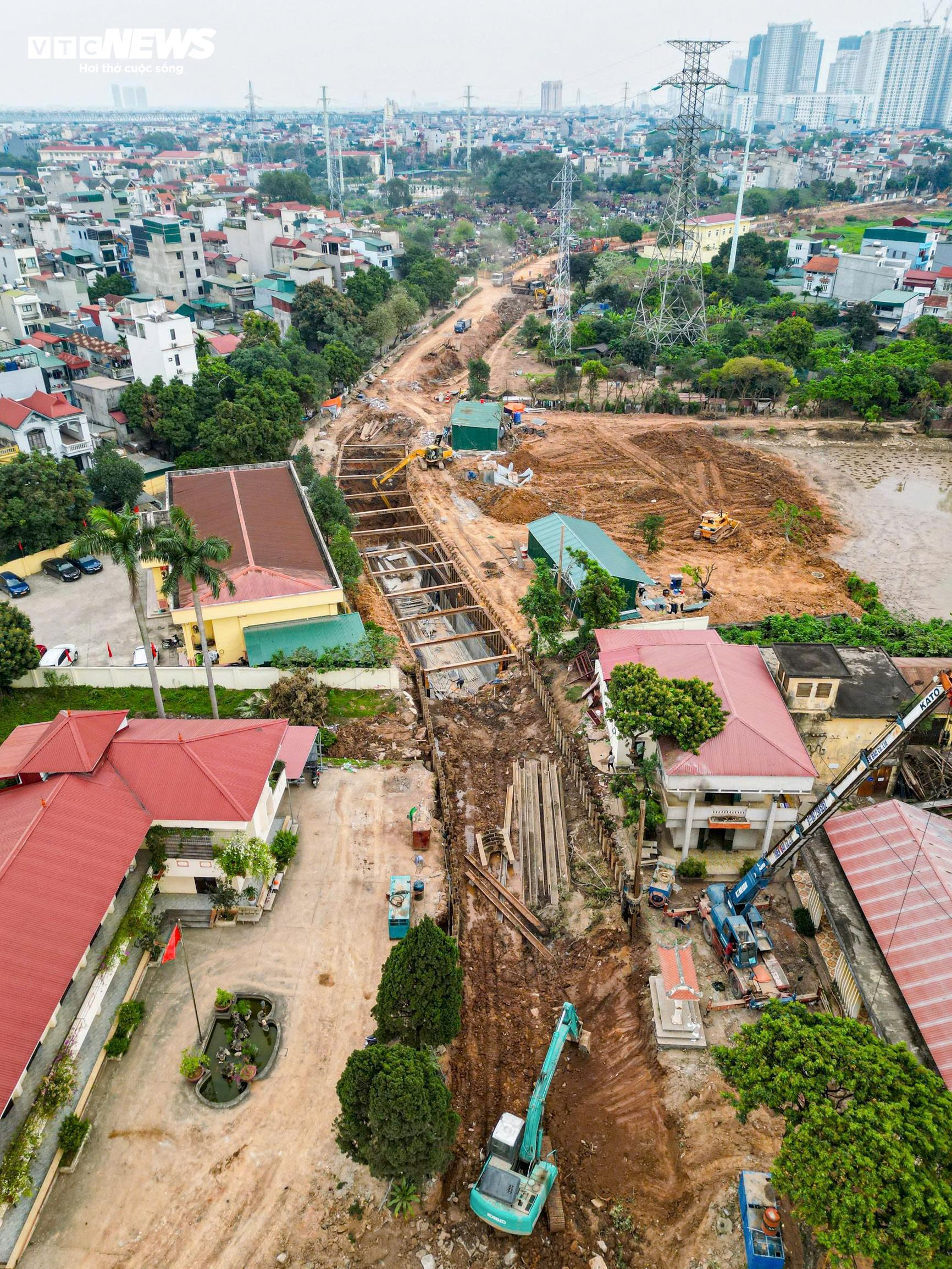 Cận cảnh dự án hơn 920 tỷ đồng chống ngập cho loạt khu đô thị phía Bắc Hà Nội- Ảnh 6.