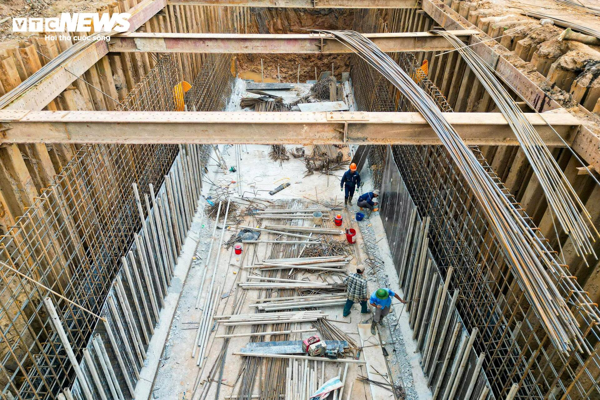 Cận cảnh dự án hơn 920 tỷ đồng chống ngập cho loạt khu đô thị phía Bắc Hà Nội- Ảnh 8.