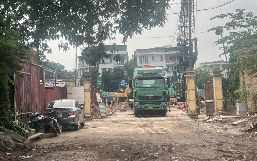 Dự kiến tháng 5 tiếp nhận hồ sơ nhưng dự án Khu nhà ở xã hội Tân Lập vẫn chưa hoàn thiện phần móng- Ảnh 2.