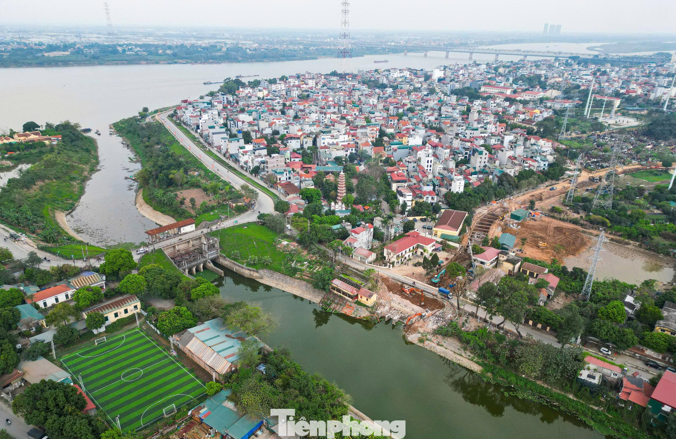 Toàn cảnh đại công trường 920 tỷ giải cứu ngập úng phía Tây Bắc Thủ đô - Ảnh 2.