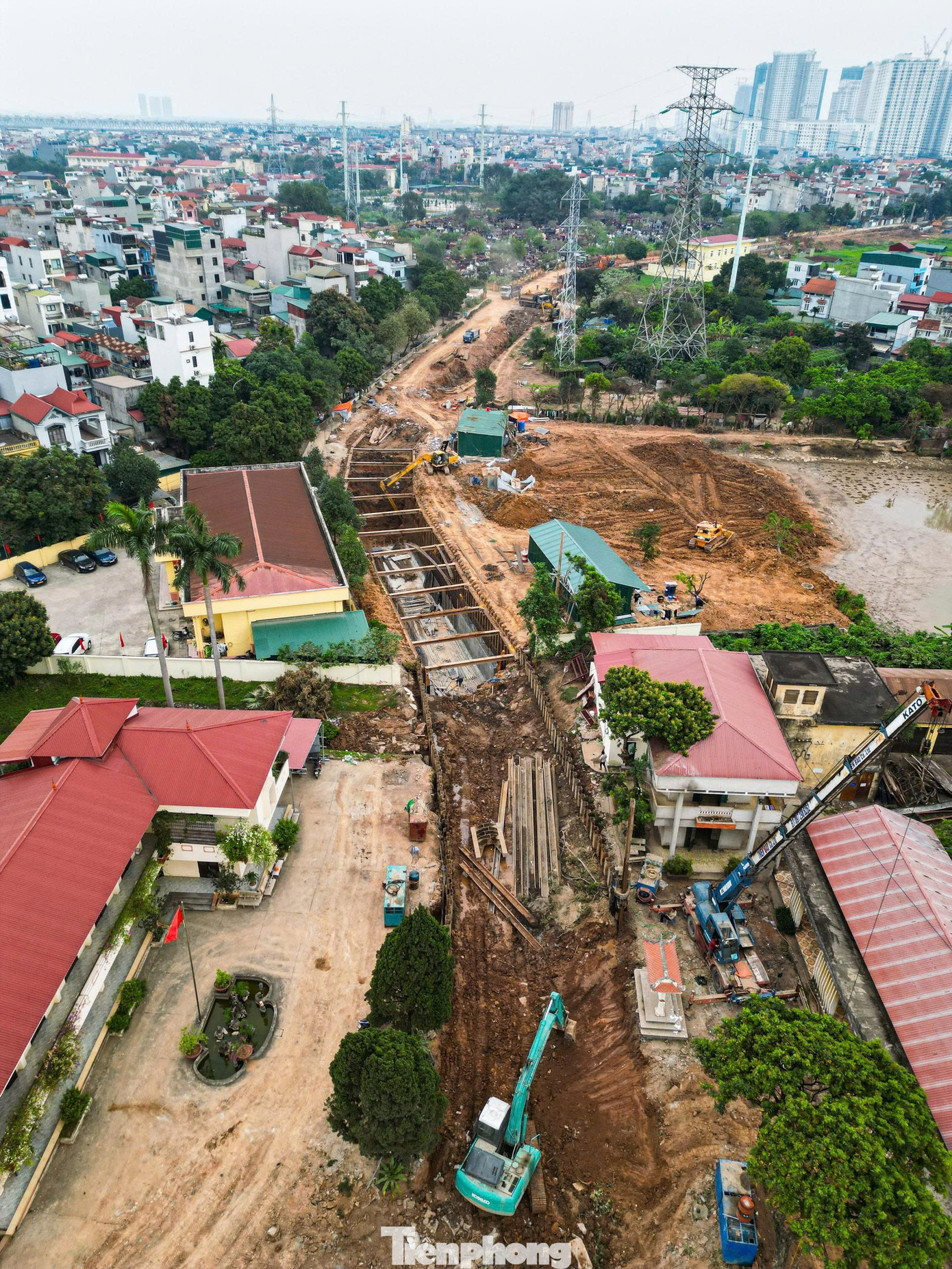 Toàn cảnh đại công trường 920 tỷ giải cứu ngập úng phía Tây Bắc Thủ đô - Ảnh 6.