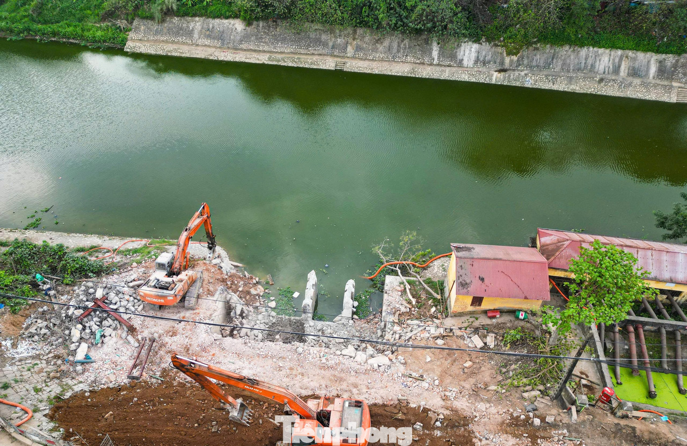 Toàn cảnh đại công trường 920 tỷ giải cứu ngập úng phía Tây Bắc Thủ đô - Ảnh 3.
