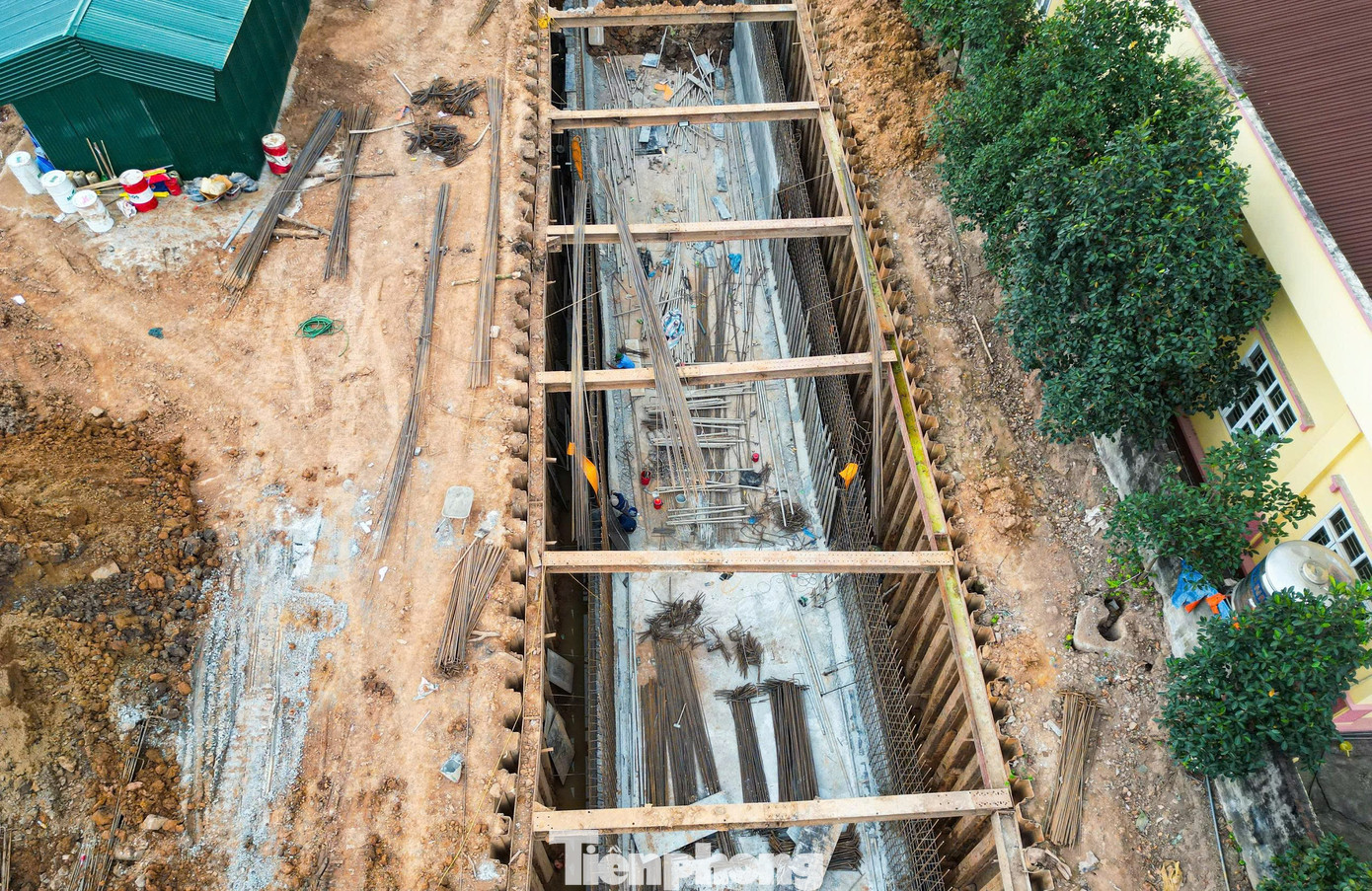 Toàn cảnh đại công trường 920 tỷ giải cứu ngập úng phía Tây Bắc Thủ đô - Ảnh 9.