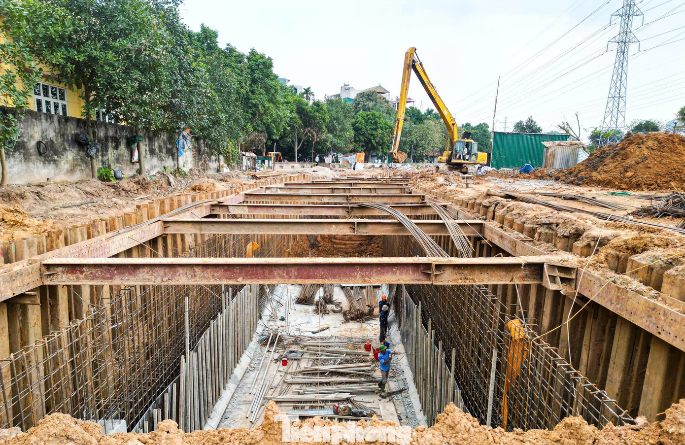 Toàn cảnh đại công trường 920 tỷ giải cứu ngập úng phía Tây Bắc Thủ đô - Ảnh 7.