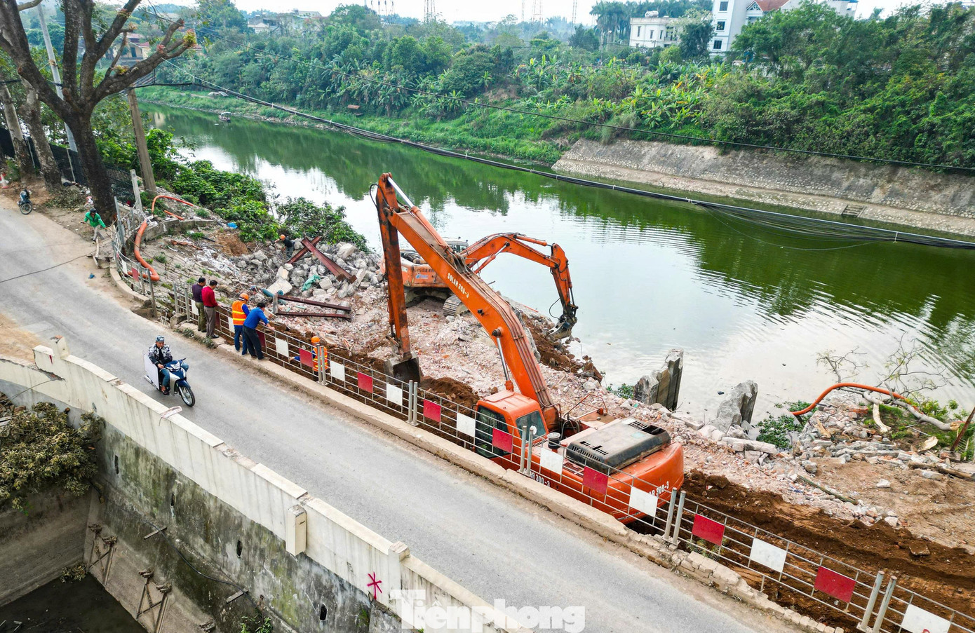 Toàn cảnh đại công trường 920 tỷ giải cứu ngập úng phía Tây Bắc Thủ đô - Ảnh 5.