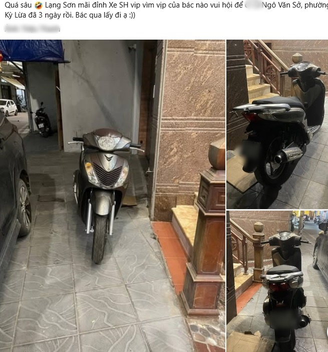 Người phụ nữ Lạng Sơn đăng tìm chủ nhân để quên xe SH trước cửa nhà 3 ngày: Bất ngờ danh tính- Ảnh 1.