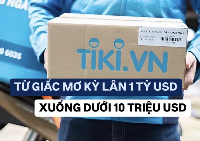 Từ giấc mơ kỳ lân đến thị phần dưới 1%: Vì sao Tiki trở thành 