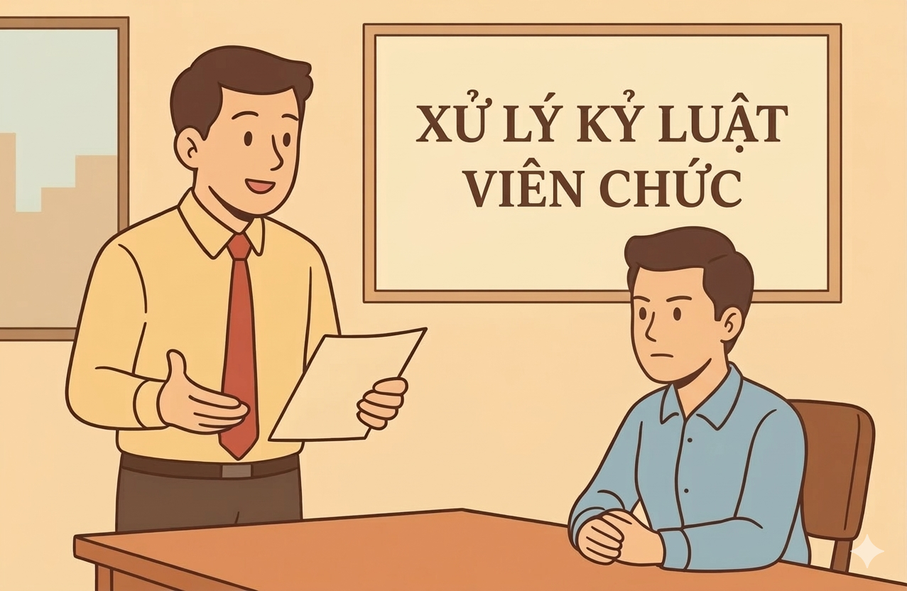 Bộ Nội vụ đề xuất quy định mới về xử lý kỷ luật viên chức năm 2026 - Ảnh 1. Bộ Nội vụ đề xuất quy định mới về xử lý kỷ luật viên chức năm 2026 - Ảnh 1.