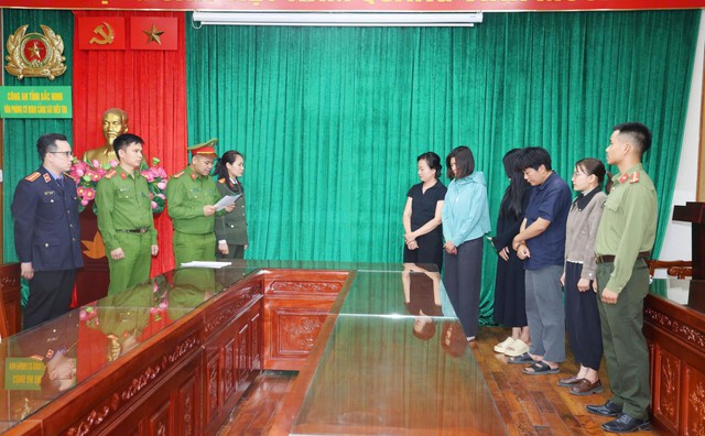 Ra lệnh bắt tạm giam giám đốc Nguyễn Thị Nhung cùng nhiều nhân viên môi giới bất động sản- Ảnh 1.