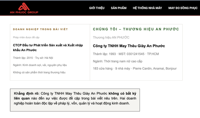 Công ty vừa bị ngân hàng thu giữ tài sản có phải chủ thương hiệu thời trang An Phước?- Ảnh 1.