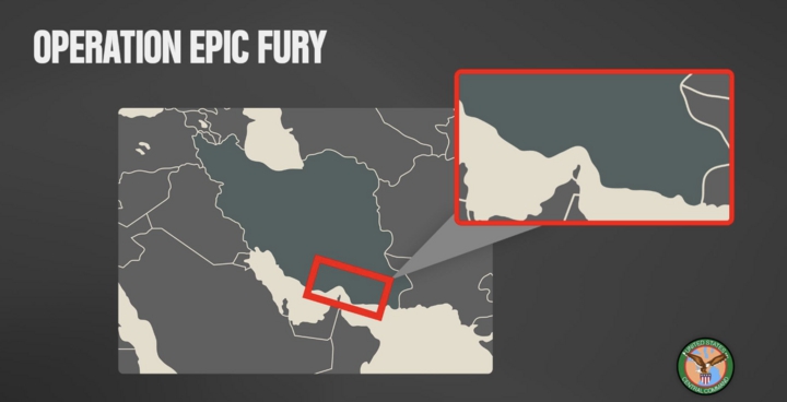 Mỹ tuyên bố dội bom xuyên phá căn cứ tên lửa Iran gần eo biển Hormuz- Ảnh 1.