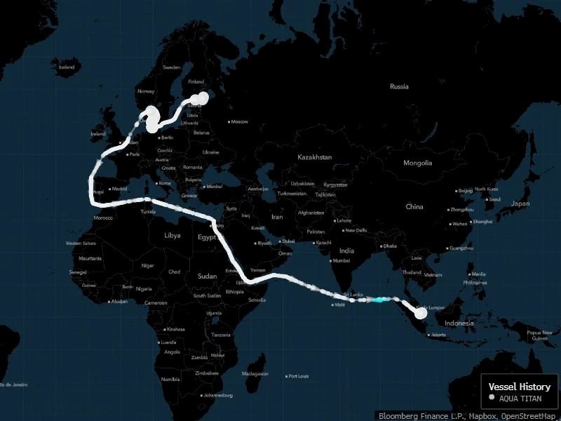 Phát hiện 1 tàu chờ dầu Nga đang trên đường vận chuyển hàng cho đối tác Trung Quốc thì bất ngờ 'quay xe' đi về phía Ấn Độ - Ảnh 2.