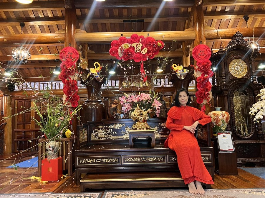 Cơ ngơi của NSND Xuân Bắc: 4 mặt đều là gỗ tự nhiên, rộng ngàn mét vuông chưa đi đã thấy "lạc lối"- Ảnh 11.