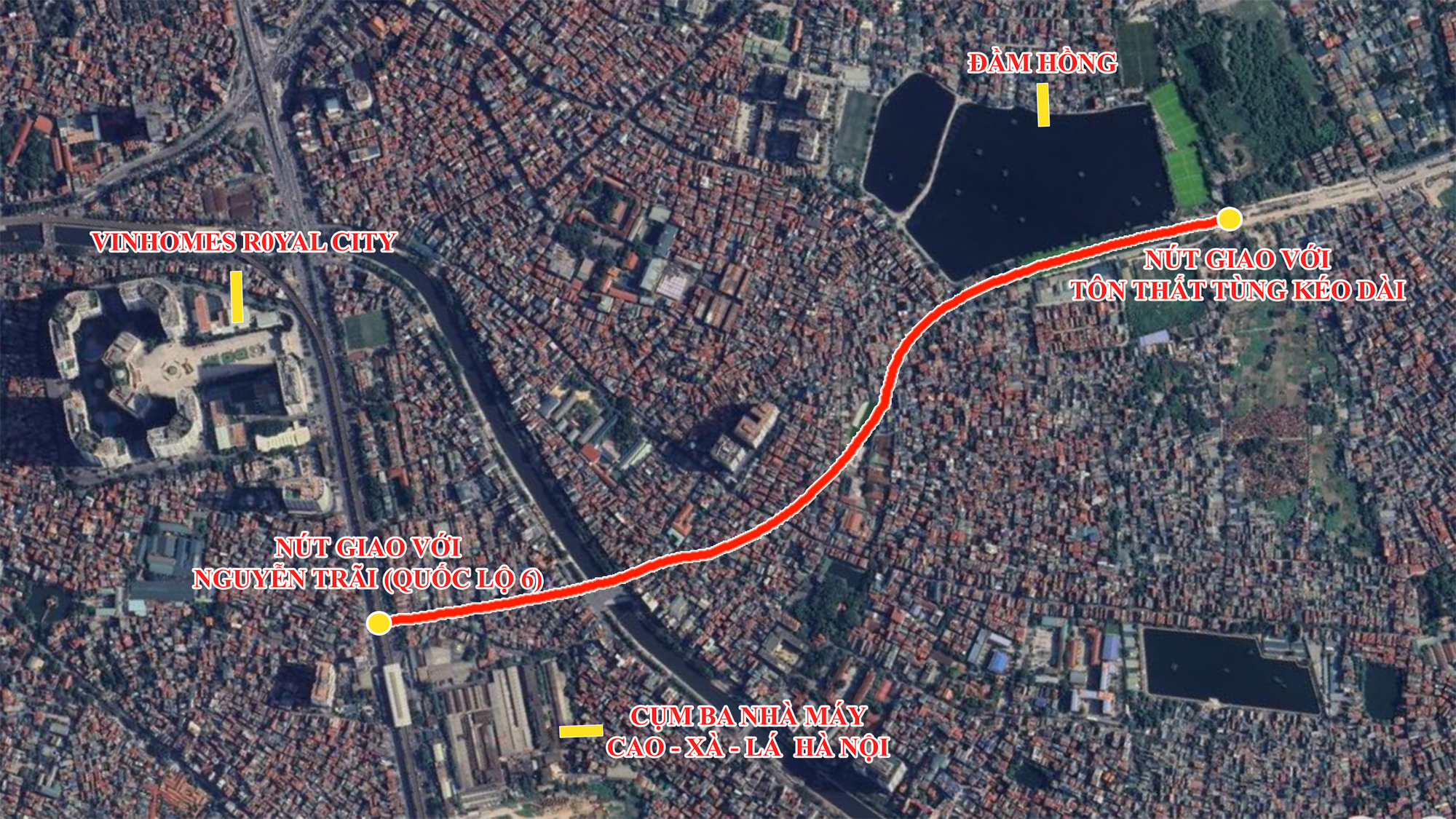 Dự án đường vành đai hơn 2.400 tỷ cạnh khu đô thị của Vinhomes có chuyển động mới đầu năm - Ảnh 1.