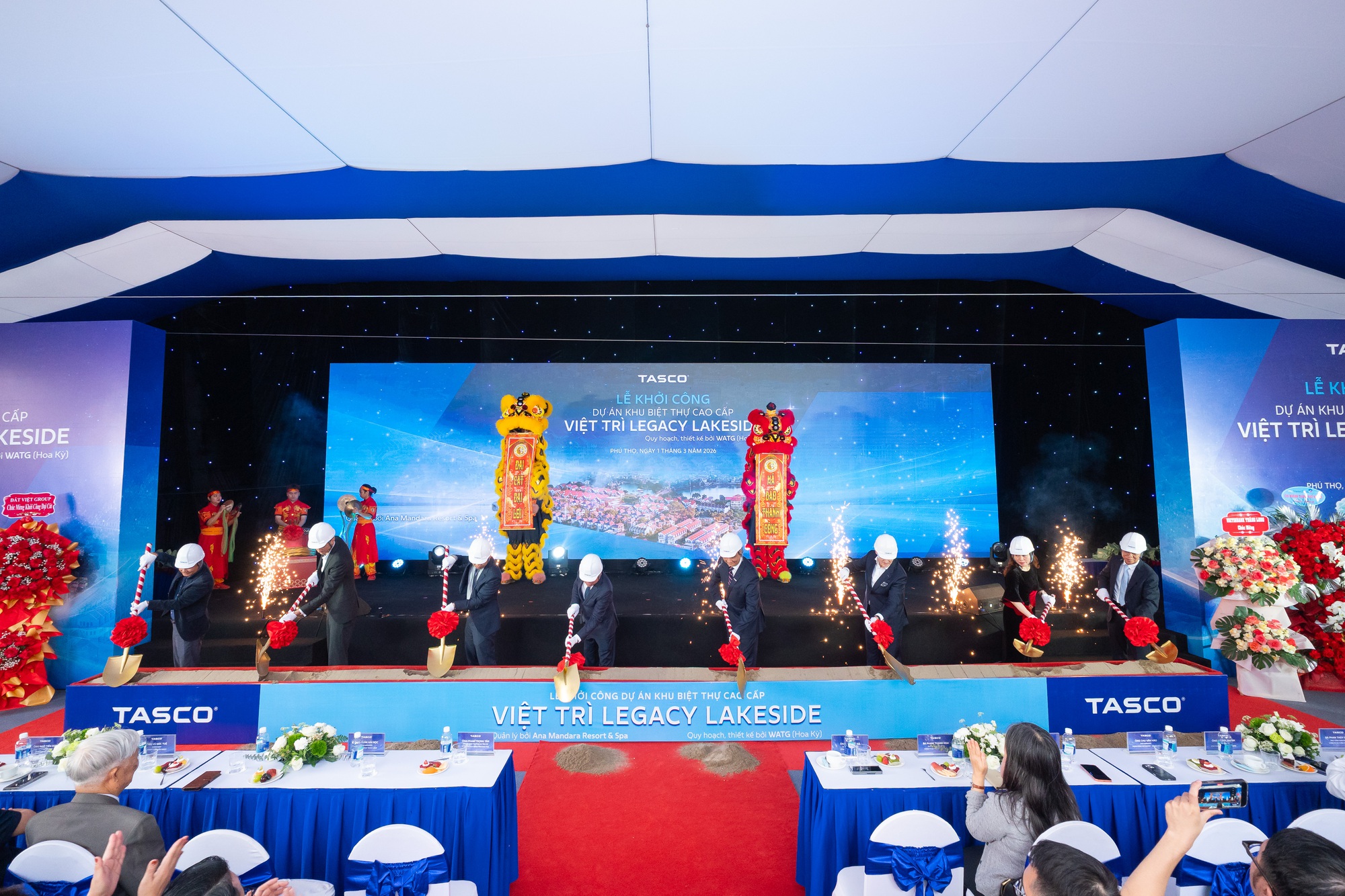 Tasco khởi công khu biệt thự cao cấp Việt Trì Legacy Lakeside tại Phú Thọ - Ảnh 2.