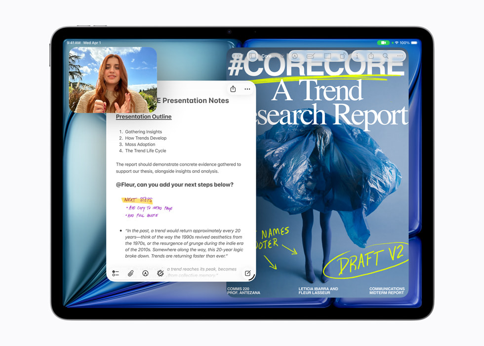 iPad Air M4 ra mắt: RAM 12 GB, Wi-Fi 7, giá từ 16,69 triệu đồng- Ảnh 1.