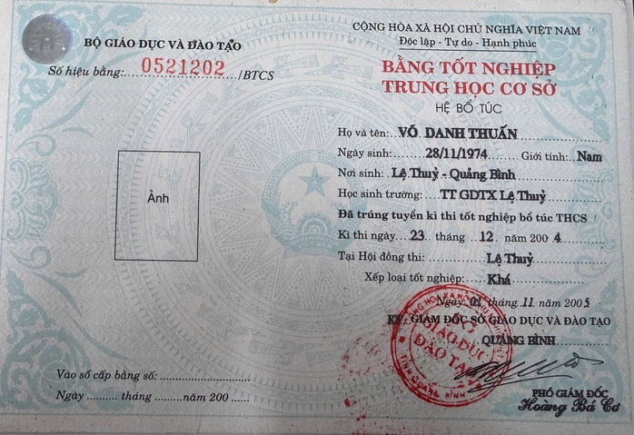 Chủ tịch Uỷ ban MTTQ xã ở Quảng Trị học cấp 3 khi chưa tốt nghiệp cấp 2?- Ảnh 1.