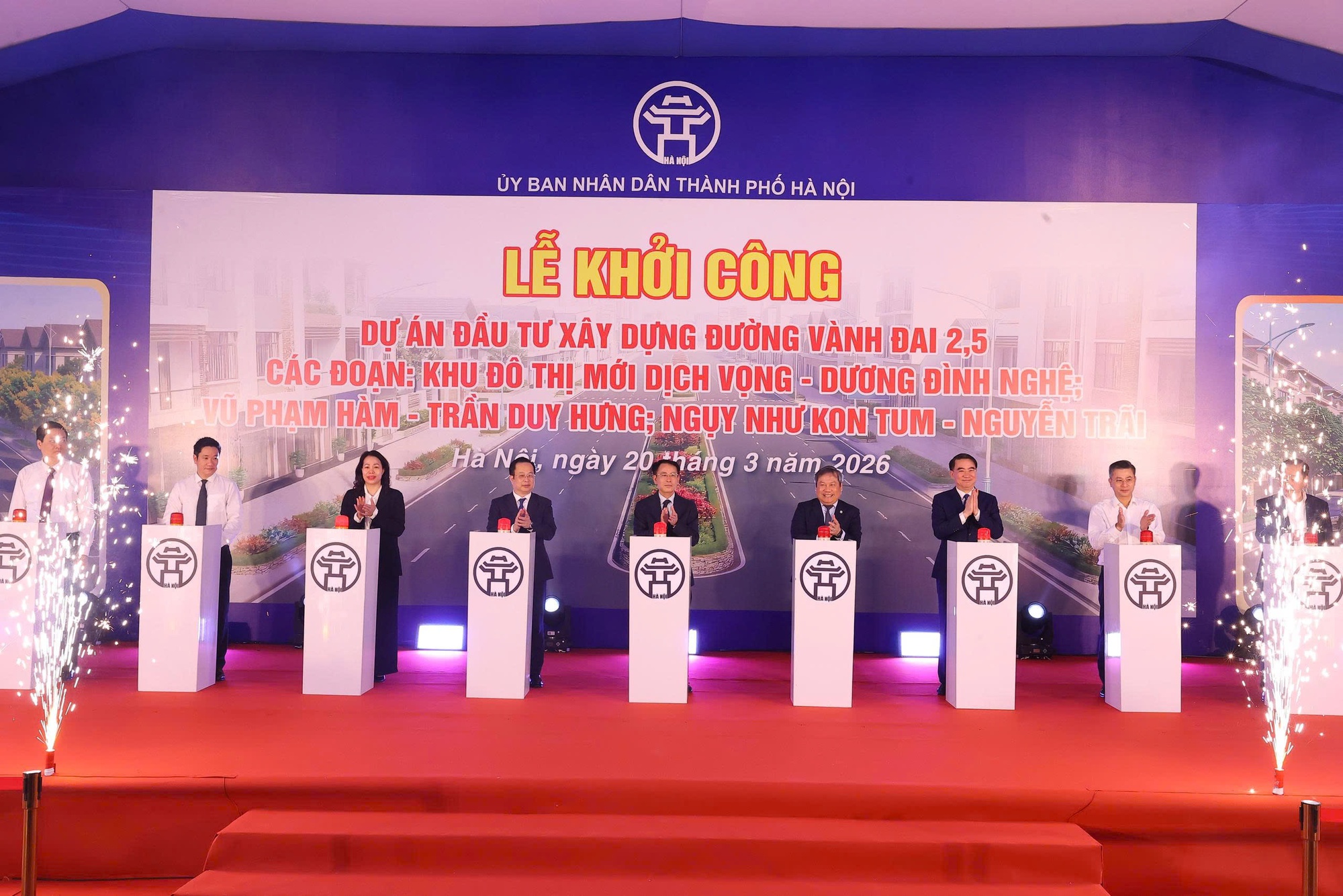 Khởi công tuyến đường dài hơn 2,2 km, có tổng mức đầu tư 8.401 tỉ đồng - Ảnh 1.