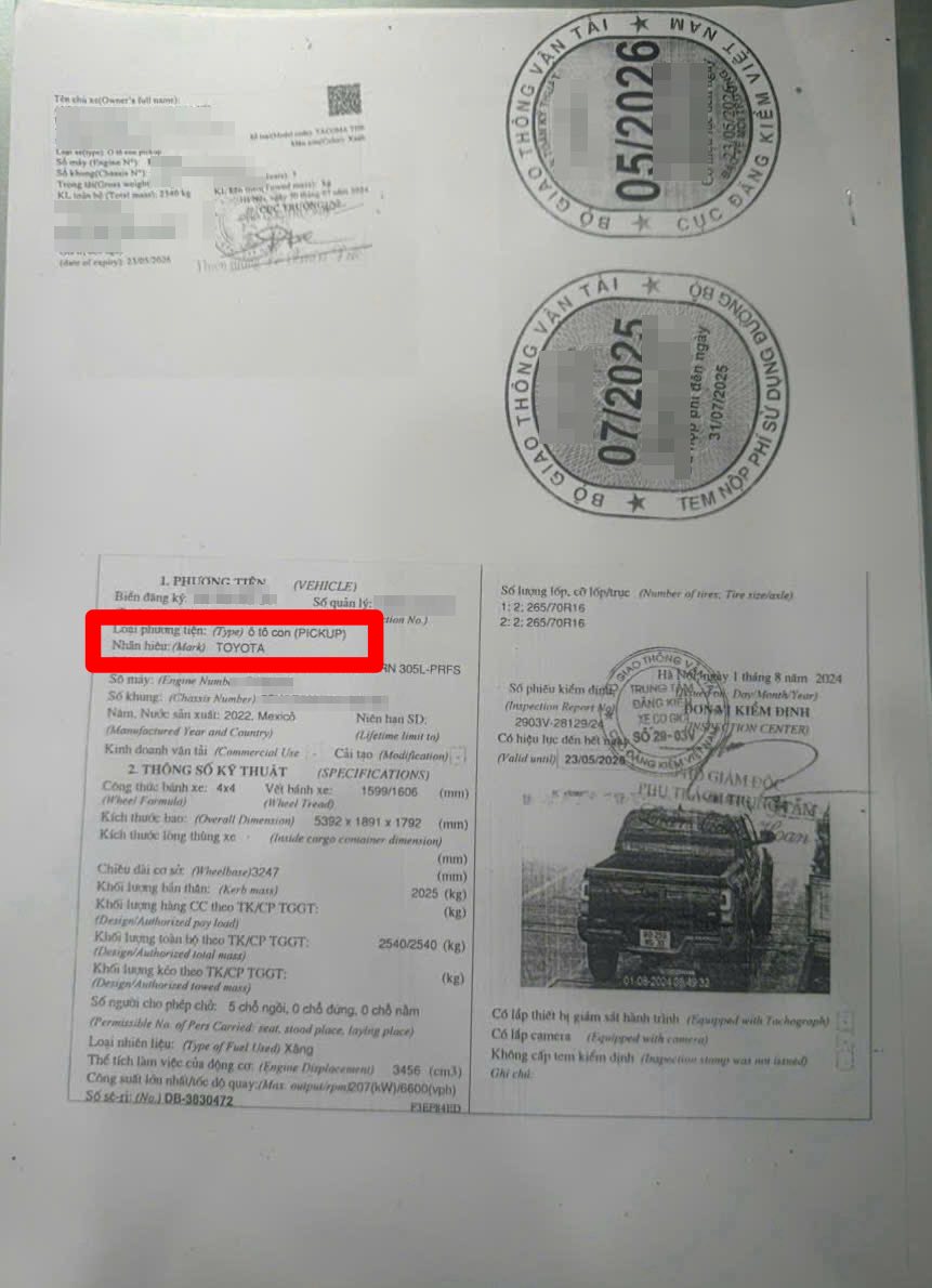 100% xe bán tải tại Hà Nội phải soi sổ đăng kiểm để tránh án phạt cấm giờ - Ảnh 3.