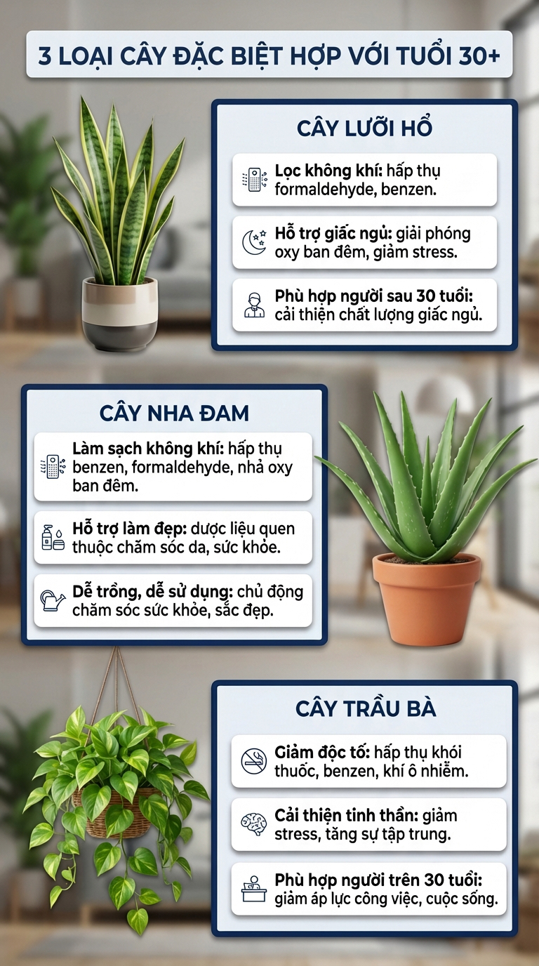 3 loại cây đặc biệt hợp với tuổi 30+: Biết trồng thì khỏe lên thấy rõ - Ảnh 1.