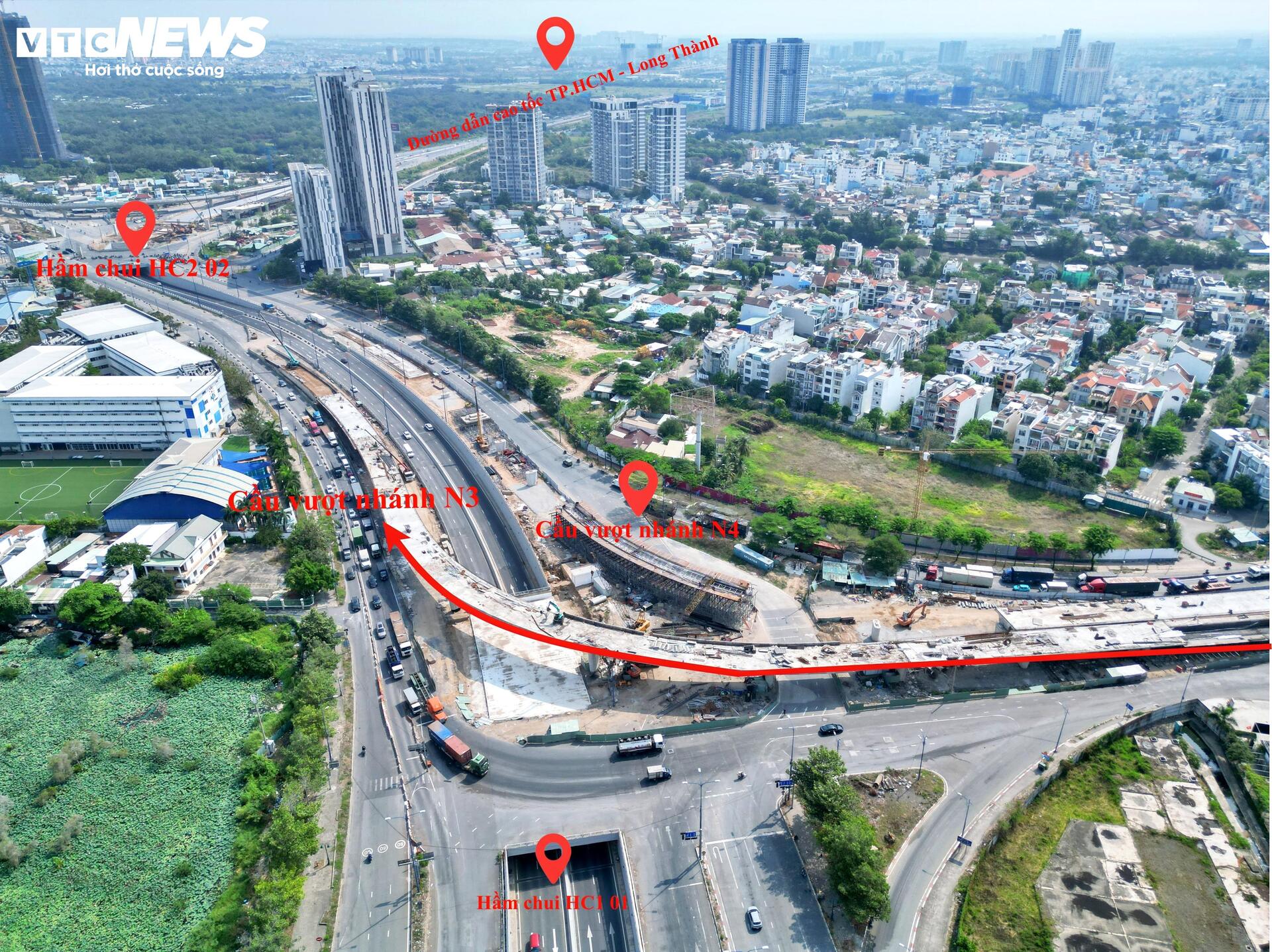 Cận cảnh dự án nút giao hiện đại bậc nhất TP.HCM sau nhiều lần chậm tiến độ- Ảnh 7.