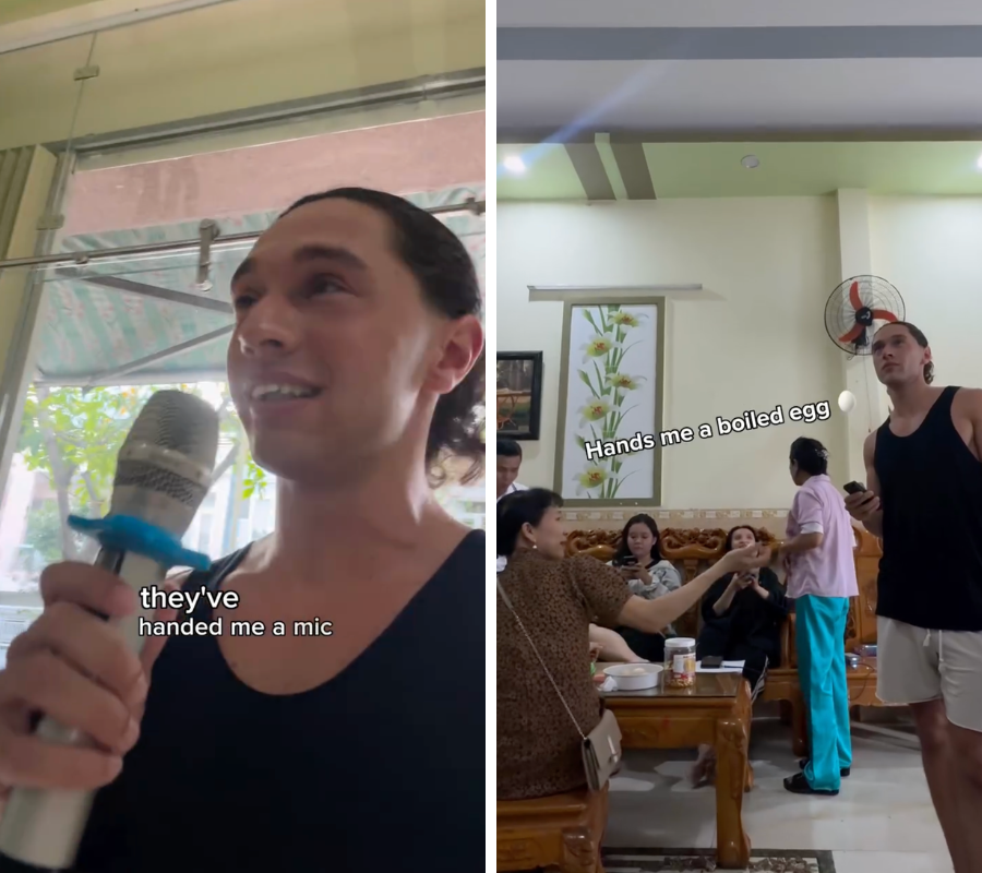 Đi giặt đồ ở Nha Trang, khách Tây bị chủ tiệm giữ lại bắt hát karaoke cả tiếng- Ảnh 1. Đi giặt đồ ở Nha Trang, khách Tây bị chủ tiệm giữ lại bắt hát karaoke cả tiếng- Ảnh 1.