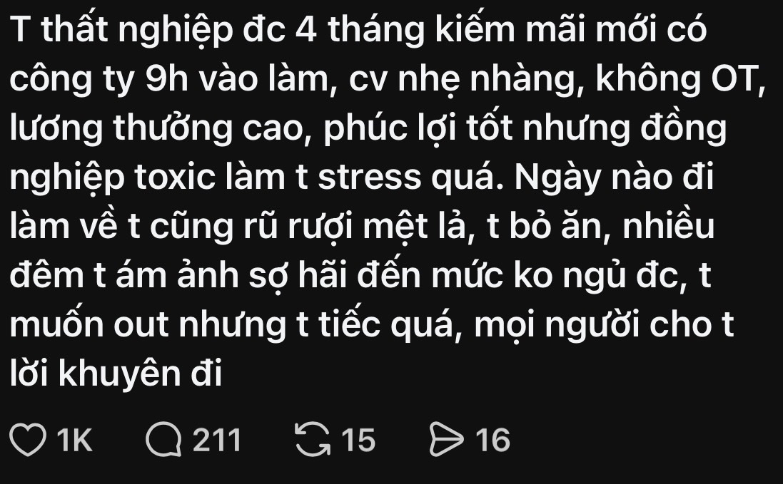 Tranh luận: Công ty ổn nhưng đồng nghiệp "toxic" - nên nghỉ việc hay cố chịu?- Ảnh 1.