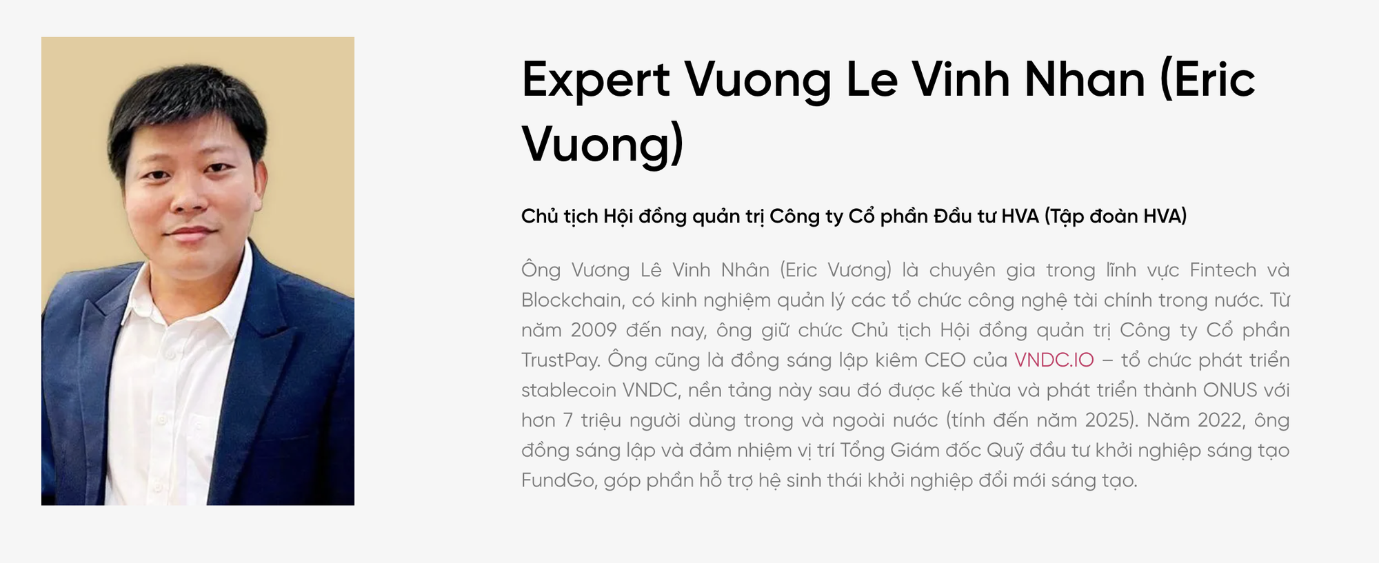 Chân dung người đứng sau sàn tiền số Onus - Ảnh 1.