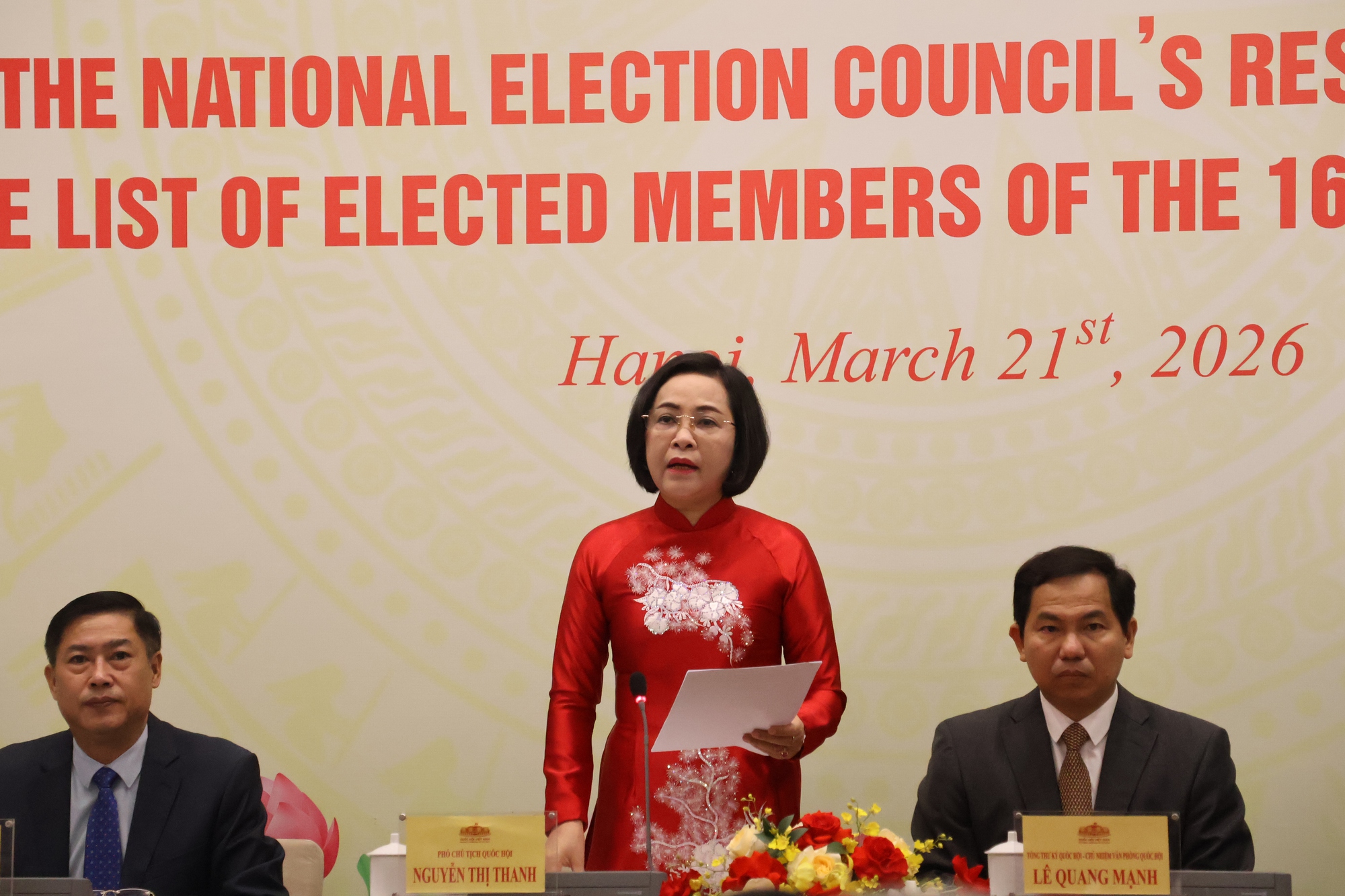 Công bố danh sách 500 người trúng cử đại biểu Quốc hội khóa XVI - Ảnh 1.