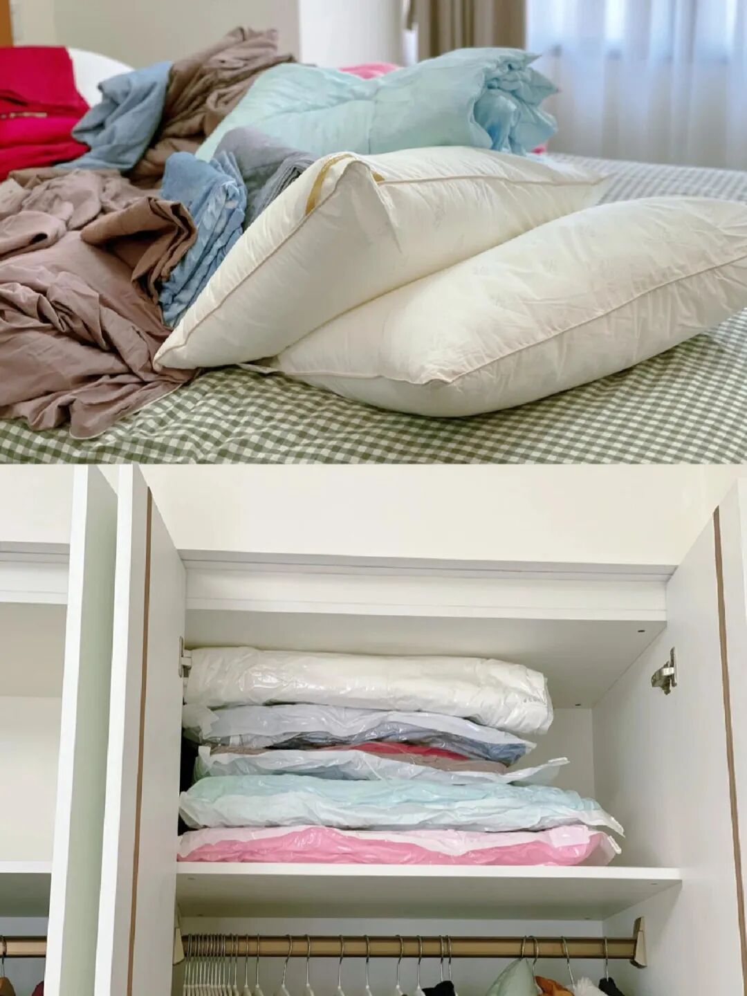 Tôi xem cách một phụ nữ trung niên sắp xếp tủ quần áo và nhận ra: Không cần tủ lớn, chỉ cần đổi cách nghĩ là nhà gọn hẳn - Ảnh 2.