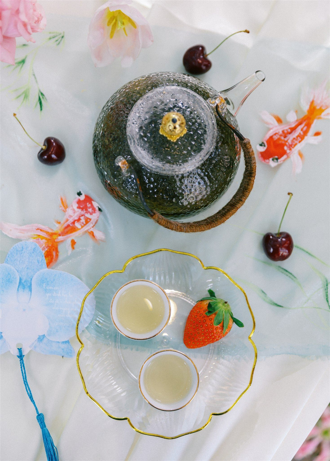 Đám cưới của cặp đôi Sóc Trăng đẹp khá tinh tế với tông pastel giữa dinh thự xa hoa, từng chi tiết đều được vẽ bằng tay- Ảnh 12.