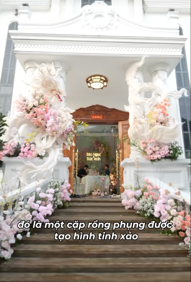 Đám cưới của cặp đôi Sóc Trăng đẹp khá tinh tế với tông pastel giữa dinh thự xa hoa, từng chi tiết đều được vẽ bằng tay- Ảnh 18.