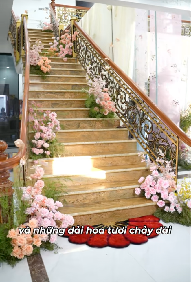 Đám cưới của cặp đôi Sóc Trăng đẹp khá tinh tế với tông pastel giữa dinh thự xa hoa, từng chi tiết đều được vẽ bằng tay- Ảnh 19.