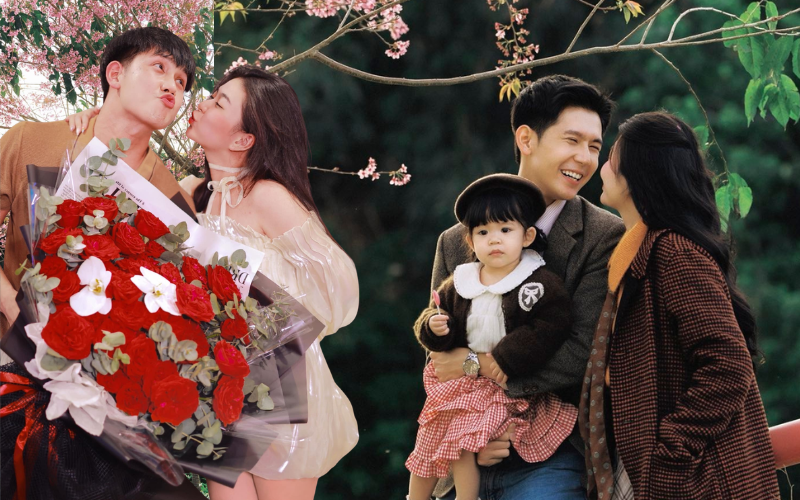 Cặp vợ chồng "gấp đôi visual": Bố bỉm chăm con khéo, yêu chiều vợ đúng chuẩn nam thần kiểu mới nhà nào cũng cần phải có - Ảnh 1.