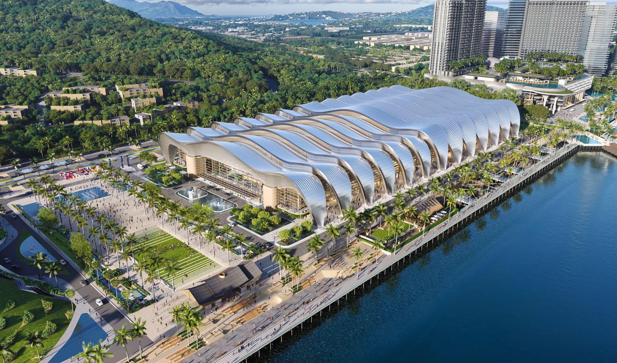 Sun Group triển khai nhanh chóng thành hình trung tâm hội nghị APEC Phú Quốc - Ảnh 1.