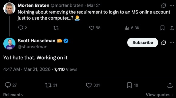 Windows 11 tồn tại 1 thứ khiến ngay cả sếp lớn Microsoft cũng bức xúc - không phải AI, không phải hiệu suất, mà chính là điều này - Ảnh 1.