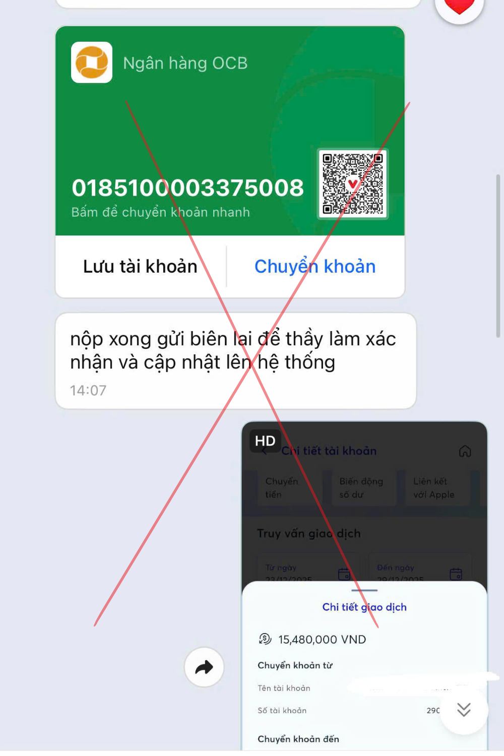 Lật tẩy chiêu lừa đảo "gia hạn học phí" của cán bộ trường tên "PHAN VAN NGUYEN"- Ảnh 4.