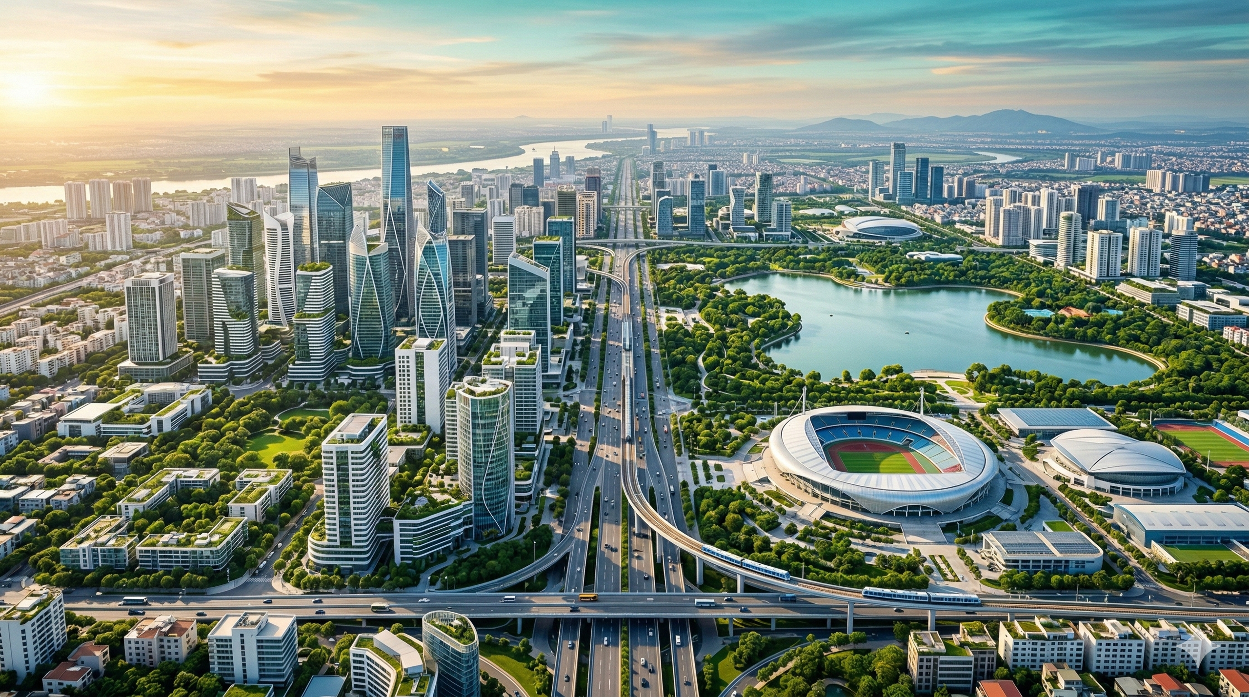 Toàn cảnh 5 siêu đô thị mới của Hà Nội: Tổng diện tích gấp 100 lần hồ Tây, có khu rộng hơn cả Vinhomes Olympic - Ảnh 1.