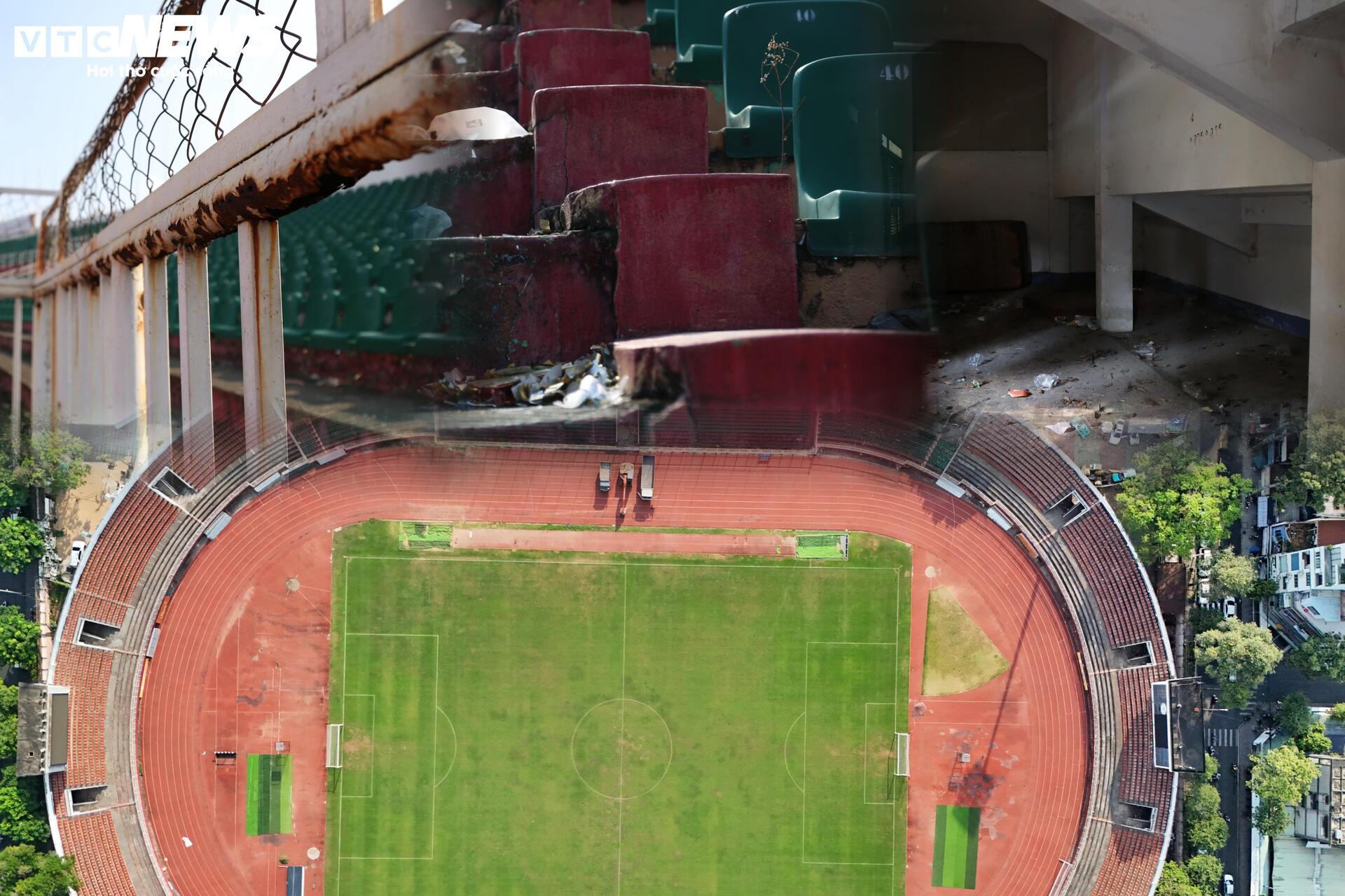 Cận cảnh sân vận động vừa được khởi công cải tạo gần 320 tỷ đồng- Ảnh 2.