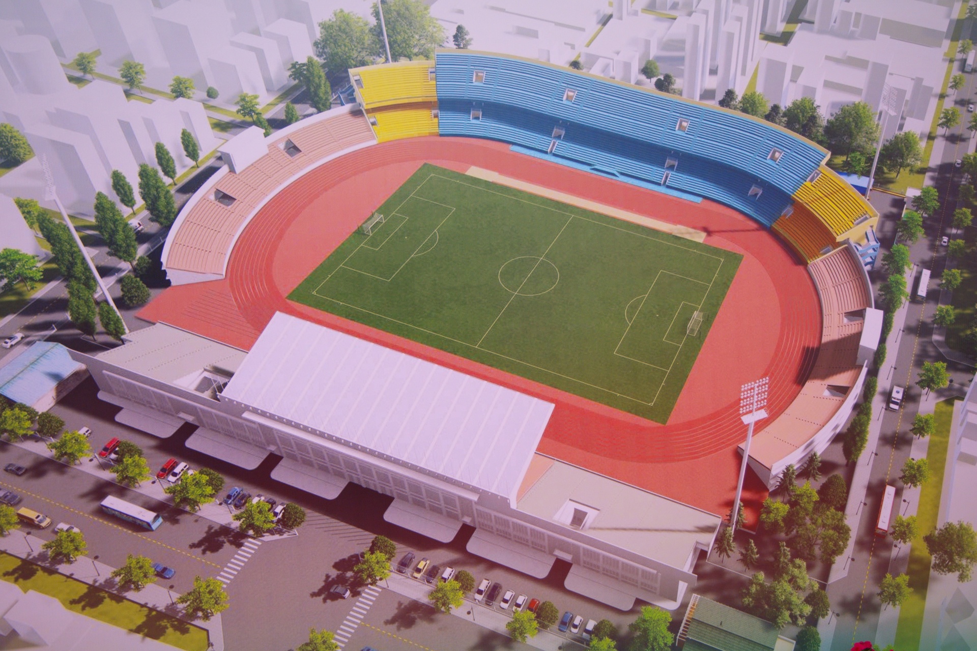 Cận cảnh sân vận động vừa được khởi công cải tạo gần 320 tỷ đồng- Ảnh 8.