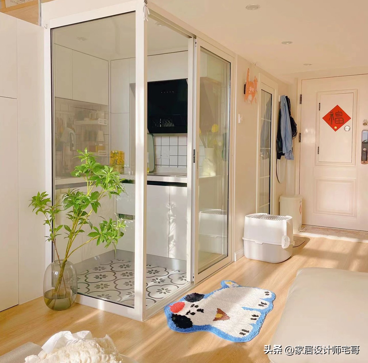 Căn hộ 23m² từ chối bếp mở: Quyết định tưởng lỗi thời nhưng giúp không gian gọn gàng và dễ sống hơn hẳn- Ảnh 7.