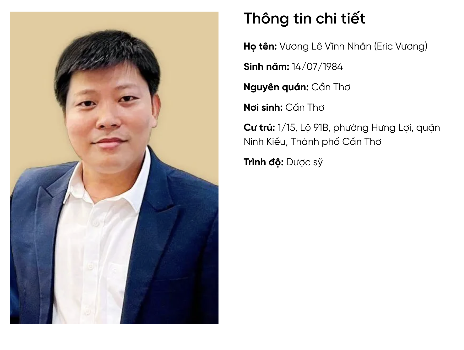 Điều ít ai ngờ về ông Vương Lê Vĩnh Nhân - nhà sáng lập sàn tiền số ONUS vừa bị bắt - Ảnh 1.