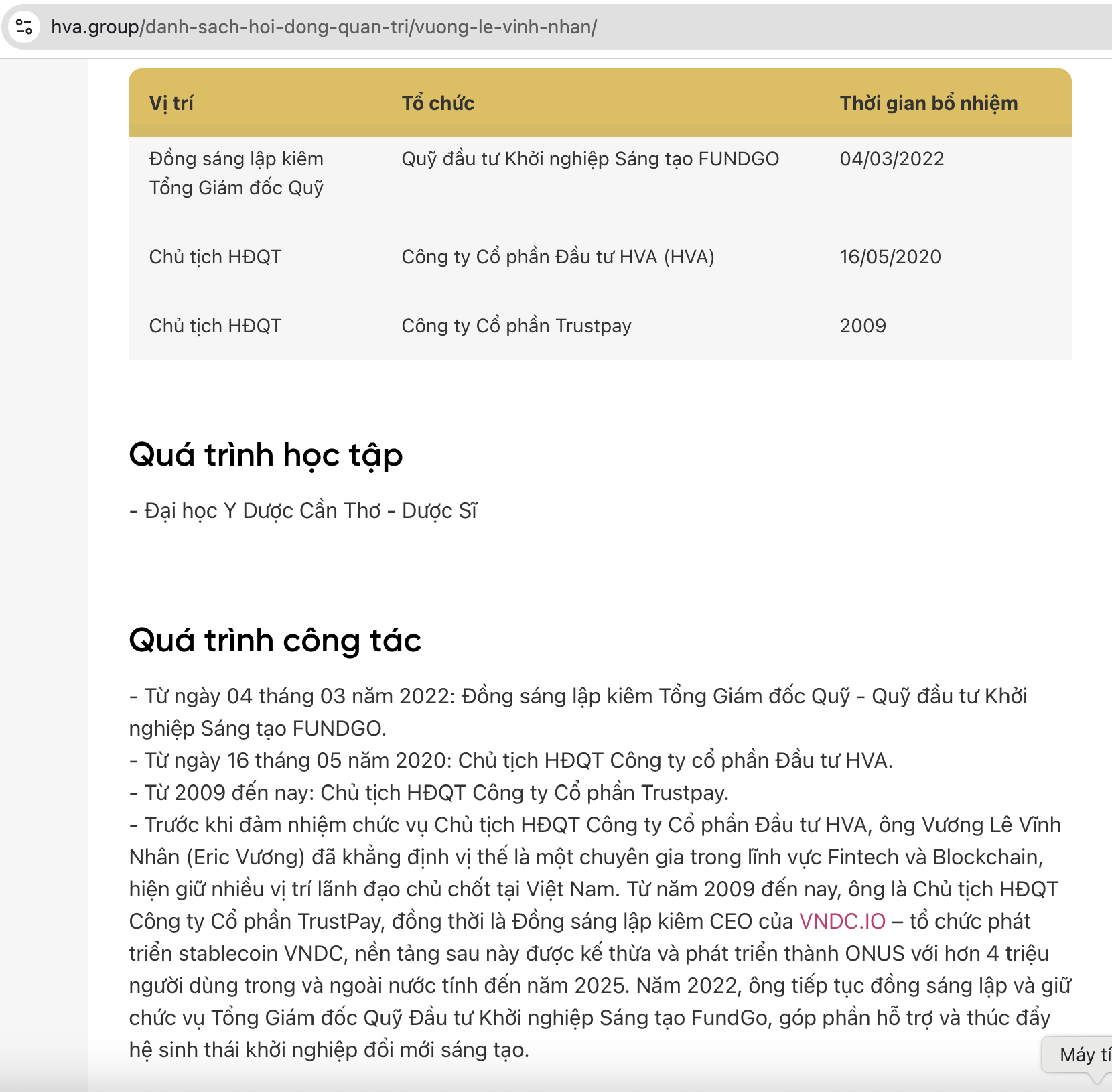 Điều ít ai ngờ về ông Vương Lê Vĩnh Nhân - nhà sáng lập sàn tiền số ONUS vừa bị bắt - Ảnh 2.