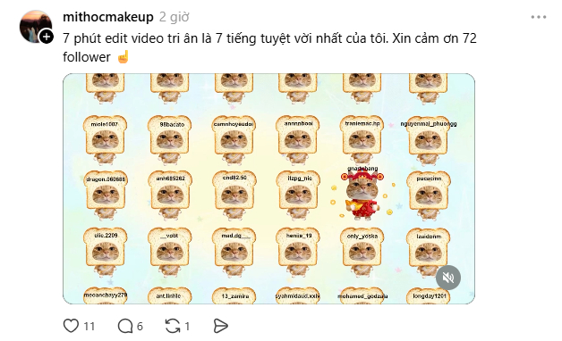 Cả Threads sôi động với trend đăng "credit" tri ân những người đã theo dõi mình trên mạng- Ảnh 7.