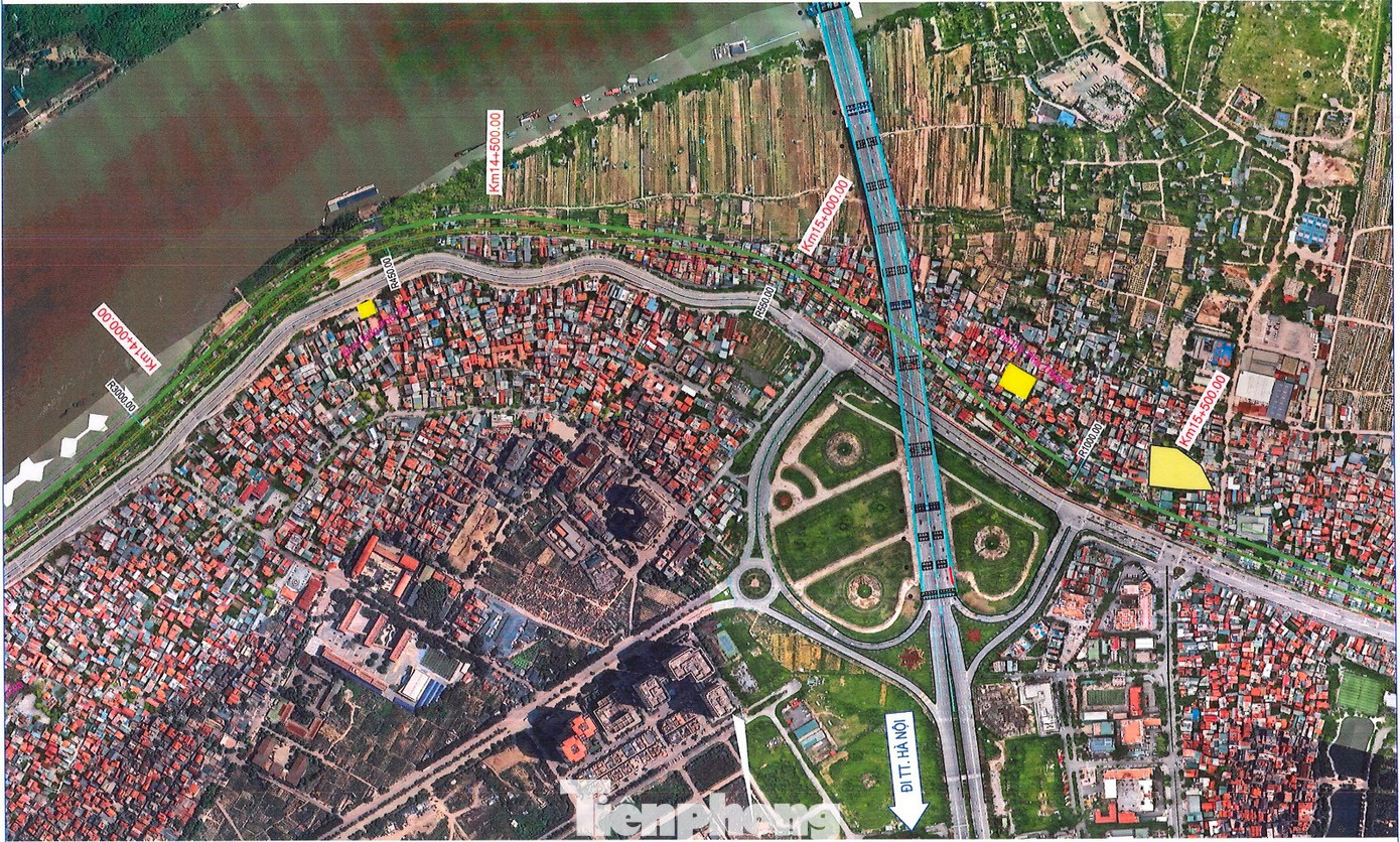 Chi tiết hướng tuyến của Trục đại lộ cảnh quan sông Hồng đi qua các phường nội đô Hà Nội- Ảnh 2.