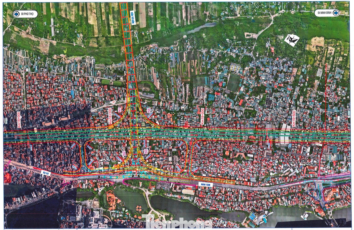 Chi tiết hướng tuyến của Trục đại lộ cảnh quan sông Hồng đi qua các phường nội đô Hà Nội- Ảnh 5.