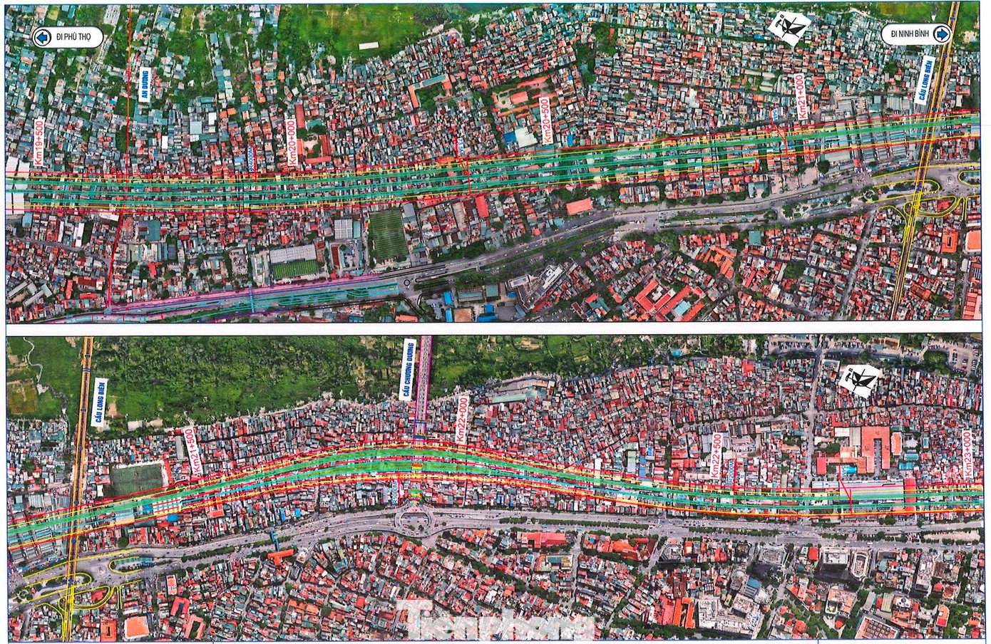 Chi tiết hướng tuyến của Trục đại lộ cảnh quan sông Hồng đi qua các phường nội đô Hà Nội- Ảnh 6.